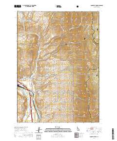 Bonneville Peak 2020 topographic map thumbnail