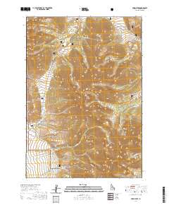 Borah Peak 2020 topographic map thumbnail