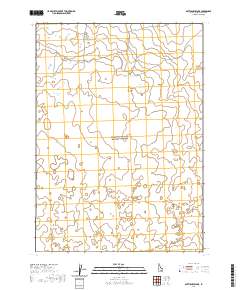 Bottleneck Lake 2020 topographic map thumbnail