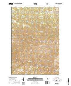 Acorn Butte 2020 topographic map thumbnail