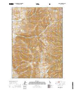 Agency Creek 2020 topographic map thumbnail