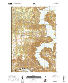 Ahsahka 2020 topographic map thumbnail