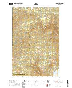 Aldermand Ridge 2020 topographic map thumbnail