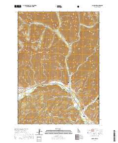 Amber Lakes 2020 topographic map thumbnail
