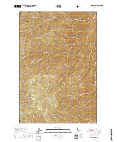 Anderson Butte 2020 topographic map thumbnail