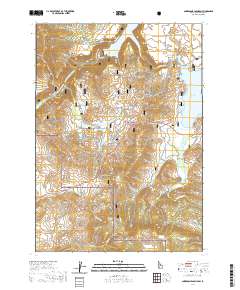 Anderson Ranch Dam 2020 topographic map thumbnail