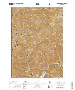 Arrowrock Reservoir NE 2020 topographic map thumbnail