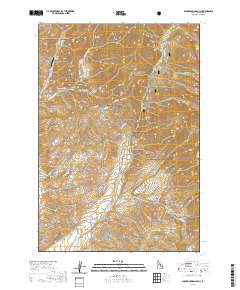 Badger Spring Gulch 2020 topographic map thumbnail