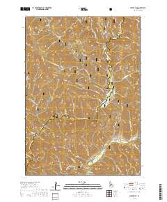 Barber Flat 2020 topographic map thumbnail