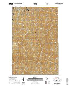 Bathtub Mountain 2020 topographic map thumbnail