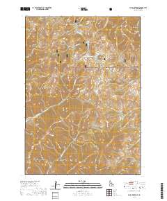 Baugh Creek SW 2020 topographic map thumbnail