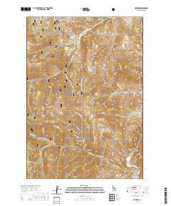 Bayhorse 2020 topographic map thumbnail