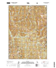 Bayhorse Lake 2020 topographic map thumbnail