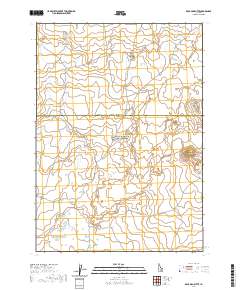 Bear Den Butte 2020 topographic map thumbnail