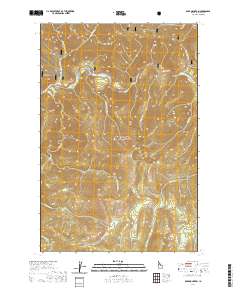 Bear Mountain 2020 topographic map thumbnail