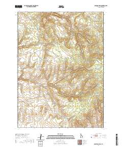 Bedstead Ridge 2020 topographic map thumbnail