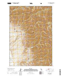 Bell Mountain 2020 topographic map thumbnail
