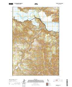 Benewah Lake 2020 topographic map thumbnail