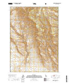 Bennett Mountain 2020 topographic map thumbnail