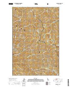 Berge Peak 2020 topographic map thumbnail
