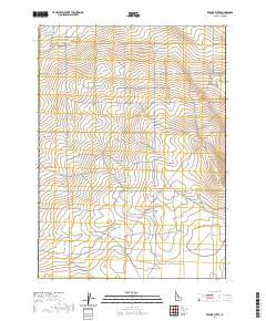 Berger Butte 2020 topographic map thumbnail