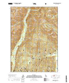 Bernard Mountain 2020 topographic map thumbnail