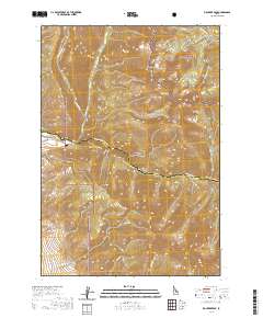 Big Creek Peak 2020 topographic map thumbnail