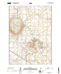 Big Foot Butte 2020 topographic map thumbnail