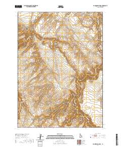 Big Horse Basin Gap 2020 topographic map thumbnail