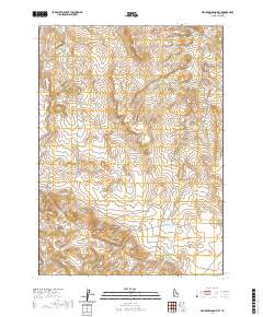 Broken Wagon Flat 2020 topographic map thumbnail