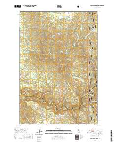 Brown Creek Ridge 2020 topographic map thumbnail