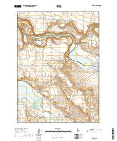 Bruneau 2020 topographic map thumbnail