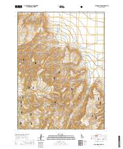 Buckhorn Canyon 2020 topographic map thumbnail