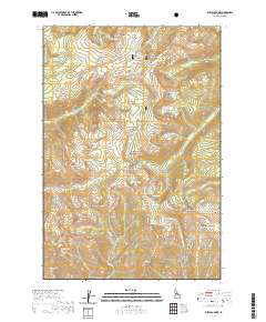Buffalo Hump 2020 topographic map thumbnail