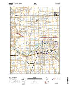 Burley 2020 topographic map thumbnail