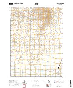 Burley Butte 2020 topographic map thumbnail
