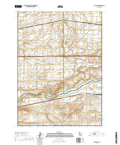 Burley SW 2020 topographic map thumbnail