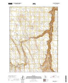 Buster Butte 2020 topographic map thumbnail