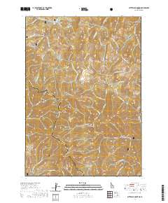 Buttercup Mountain 2020 topographic map thumbnail
