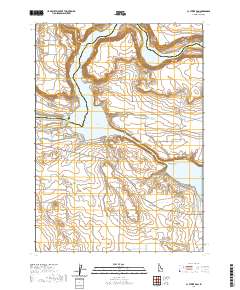 C J Strike Dam 2020 topographic map thumbnail