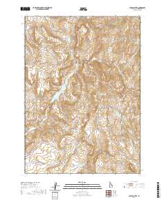 Captain Butte 2020 topographic map thumbnail