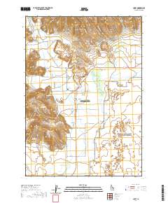 Carey 2020 topographic map thumbnail
