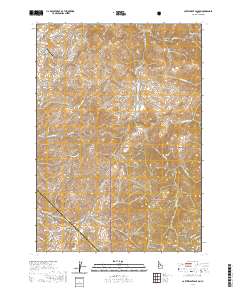 Cartwright Canyon 2020 topographic map thumbnail