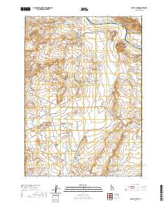 Castle Butte 2020 topographic map thumbnail