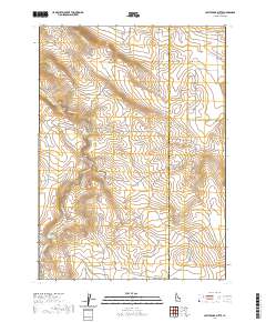 Castleford Butte 2020 topographic map thumbnail