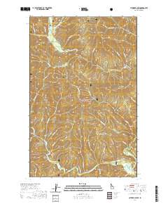 Cathedral Peak 2020 topographic map thumbnail