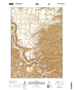 Cathedral Rocks 2020 topographic map thumbnail