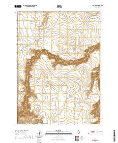 Cave Draw 2020 topographic map thumbnail
