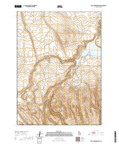 Cedar Creek Reservoir 2020 topographic map thumbnail