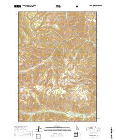 Center Mountain 2020 topographic map thumbnail